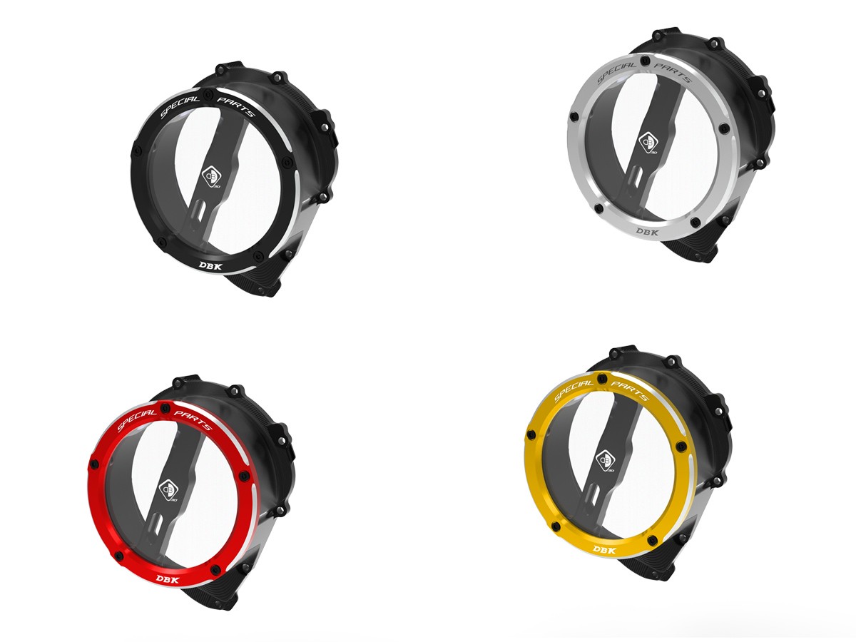 DBK Special Parts (Ducabike) EVO-3D Clear Wet Clutch Cover for the Triumph Street Triple 765 (2017+) DBK Special Parts (Ducabike) EVO-3D Clear Wet Clutch Cover for the Triumph Street Triple 765 (2017+)